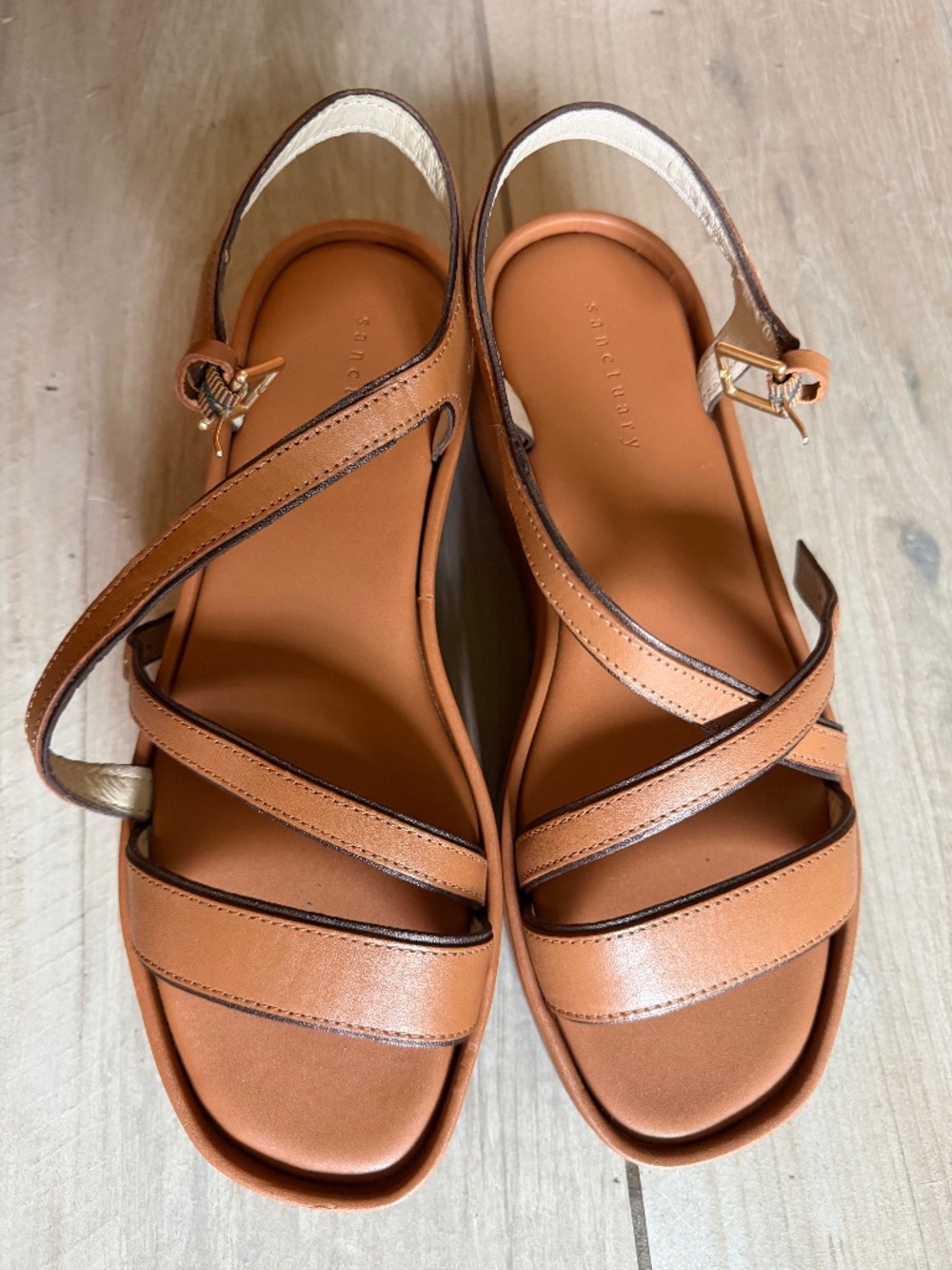 Sanctuary Debut platform sandals - light brown